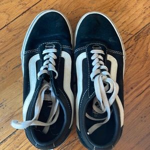Vans old skool shoe black / white